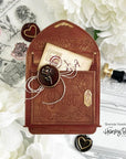 Honey Bee Stamps - Honey Cuts - Vintage Mailbox A2 Card Base-ScrapbookPal