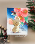 Honey Bee Stamps - Lovely Layers: Cute Mouse - Honey Cuts Stand-Alone Dies-ScrapbookPal