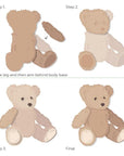 Honey Bee Stamps - Lovely Layers: Teddy Bear - Honey Cuts Stand-Alone Dies-ScrapbookPal