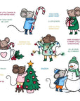 Honey Bee Stamps - Merry Christmouse - 6x6 Photopolymer Stamp Set-ScrapbookPal