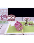 Karen Burniston - Dies - Tiny House Pop-up-ScrapbookPal