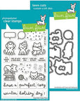Lawn Fawn - Clear Stamps & Lawn Cuts - Cozy Cats-ScrapbookPal