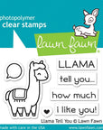 Lawn Fawn - Clear Stamps - Llama Tell You-ScrapbookPal