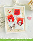 Lawn Fawn - Coloring Stencils - Valentine Mice-ScrapbookPal