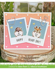 Lawn Fawn - Clear Stamps - Critter Conversation Hearts-ScrapbookPal