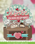 Lawn Fawn - Coloring Stencils - Soy Happy-ScrapbookPal