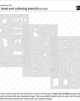 Lawn Fawn - Coloring Stencils - Treat Cart-ScrapbookPal