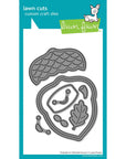 Lawn Fawn - Lawn Cuts - Outside In Stitched Acorn-ScrapbookPal