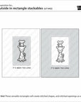Lawn Fawn - Lawn Cuts - Outside In Stitched Rectangle Stackables-ScrapbookPal