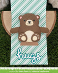 Lawn Fawn - Lawn Cuts - Scripty Hugs Outline Add-On-ScrapbookPal