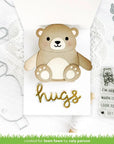 Lawn Fawn - Lawn Cuts - Scripty Hugs Outline Add-On-ScrapbookPal