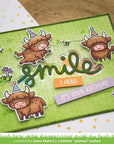 Lawn Fawn - Lawn Cuts - Scripty Smile Outline Add-On-ScrapbookPal