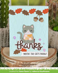 Lawn Fawn - Lawn Cuts - Scripty Thanks Outline Add-On-ScrapbookPal