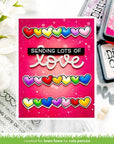 Lawn Fawn - Lawn Cuts - Simply Celebrate Hearts-ScrapbookPal