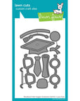 Lawn Fawn - Lawn Cuts - Woodland Critter Huggers Graduation Add-On-ScrapbookPal