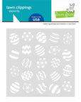 Lawn Fawn - Stencils - Easter Egg Background-ScrapbookPal