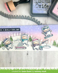 Lawn Fawn - Stencils - Snowy Sky-ScrapbookPal