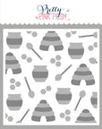 Pretty Pink Posh - Stencils - Layered Bee Additions