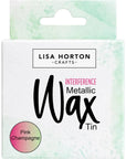 Lisa Horton Crafts - Interference Water Based Wax Tin - Pink Champagne-ScrapbookPal