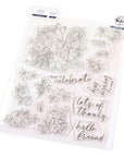Pinkfresh Studio - Clear Stamps - Cozy Blooms-ScrapbookPal