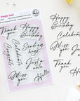 Pinkfresh Studio - Clear Stamps - Simply Said-ScrapbookPal