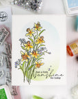 Pinkfresh Studio - Clear Stamps - Whispering Daffodils-ScrapbookPal