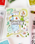 Pinkfresh Studio - Clear Stamps - Woodland Trails-ScrapbookPal