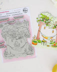 Pinkfresh Studio - Cling Stamps - Peaceful Pause-ScrapbookPal