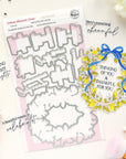 Pinkfresh Studio - Dies - Lemon Blossom Crest-ScrapbookPal