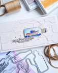 Pinkfresh Studio - Dies - Message In A Bottle-ScrapbookPal