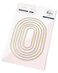 Pinkfresh Studio - Dies - Nested Elongated Ovals-ScrapbookPal