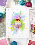 Pinkfresh Studio - Stencils - Timeless Tidings-ScrapbookPal
