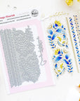 Pinkfresh Studio - Press Plates - Cottage Flourish-ScrapbookPal