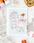 Pinkfresh Studio - Press Plates - Darling District-ScrapbookPal