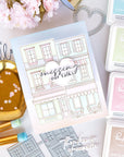 Pinkfresh Studio - Stencils - Darling District-ScrapbookPal