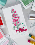 Pinkfresh Studio - Stencils - Cardinal Kiss-ScrapbookPal