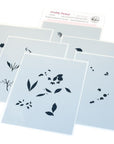 Pinkfresh Studio - Stencils - Freshly Picked-ScrapbookPal