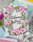 Pinkfresh Studio - Stencils - Garden Grace-ScrapbookPal