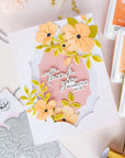 Pinkfresh Studio - Stencils - Gentle Bloomscape-ScrapbookPal