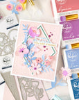 Pinkfresh Studio - Stencils - Sweet Blossoms-ScrapbookPal