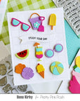 Pretty Pink Posh - Clear Stamps - Summer Banner Greetings-ScrapbookPal
