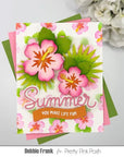 Pretty Pink Posh - Clear Stamps - Summer Banner Greetings-ScrapbookPal
