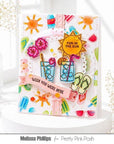 Pretty Pink Posh - Clear Stamps - Summer Sips-ScrapbookPal