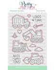 Pretty Pink Posh - Dies - Construction Trucks-ScrapbookPal