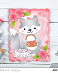 Pretty Pink Posh - Dies - Fox Holder-ScrapbookPal