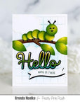 Pretty Pink Posh - Dies - Large Hello Shadow-ScrapbookPal