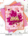 Pretty Pink Posh - Dies - Wide Leaf Shaker-ScrapbookPal