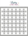 Pretty Pink Posh - Stencils - Gingham-ScrapbookPal