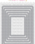 Pretty Pink Posh - Dies - Rounded Stitched Rectangles