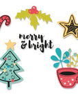Sizzix - Framelits Dies w/Stamps - Merry Motifs-ScrapbookPal